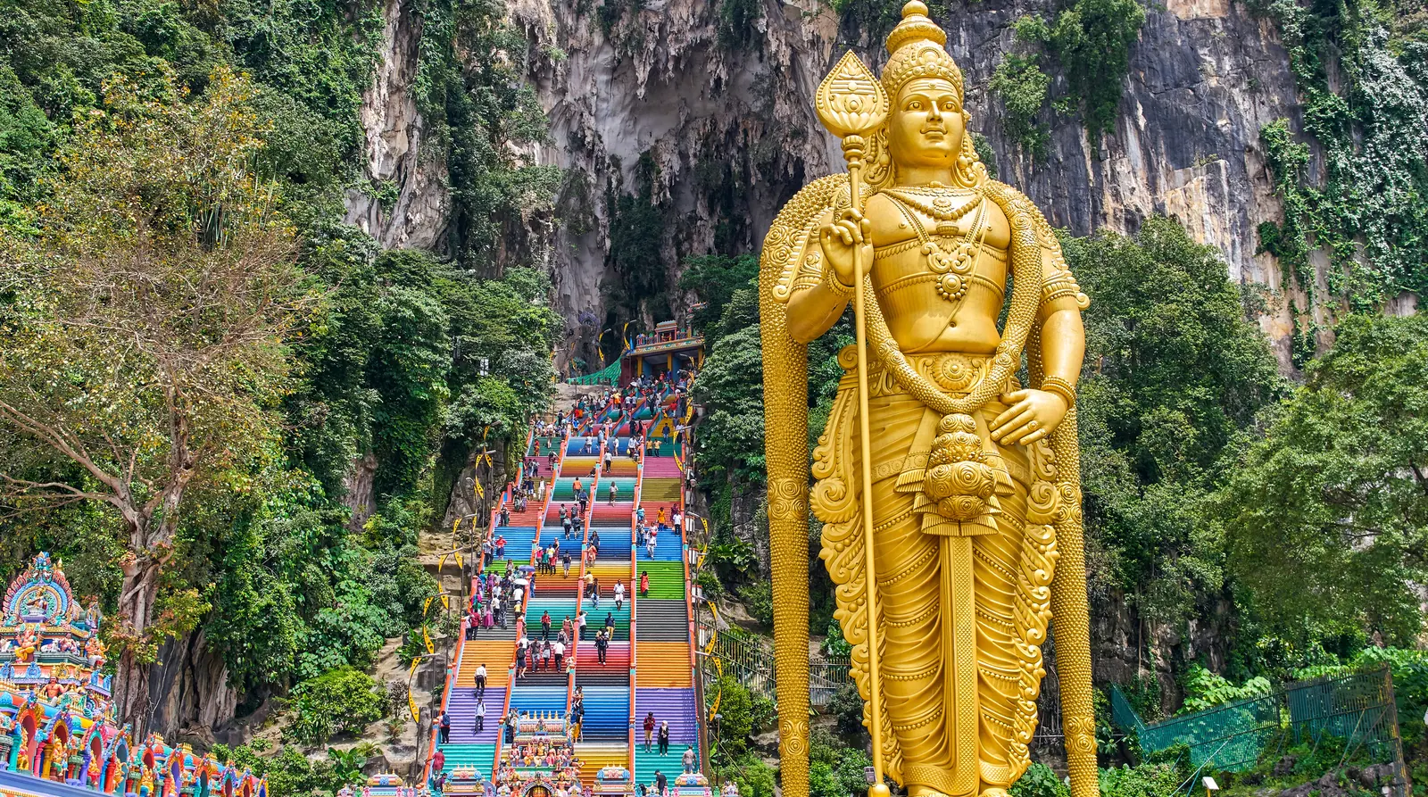 Kanching Recreational Forest and Batu Caves, near Kuala Lumpur