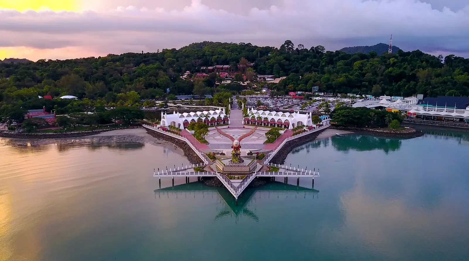 Kuah Town and Atma Alam Batik Art Village, Langkawi, Malaysia