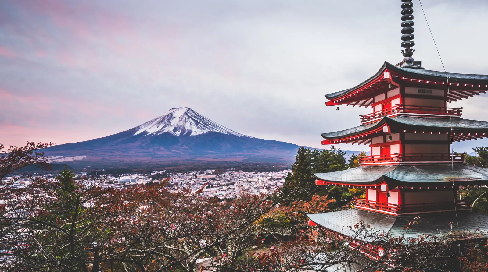 Fujiyoshida & Kawaguchiko — Mount Fuji Day Trip: Chureito Pagoda & Kawaguchiko