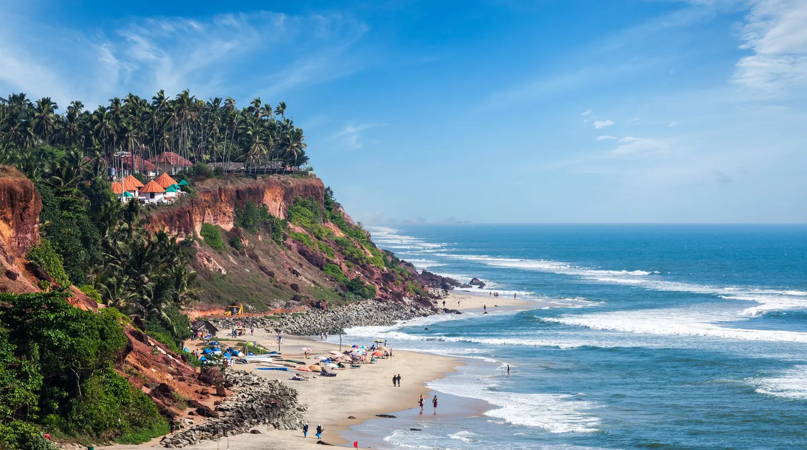 Varkala, Kerala — Varkala: The Cliff at Sunset