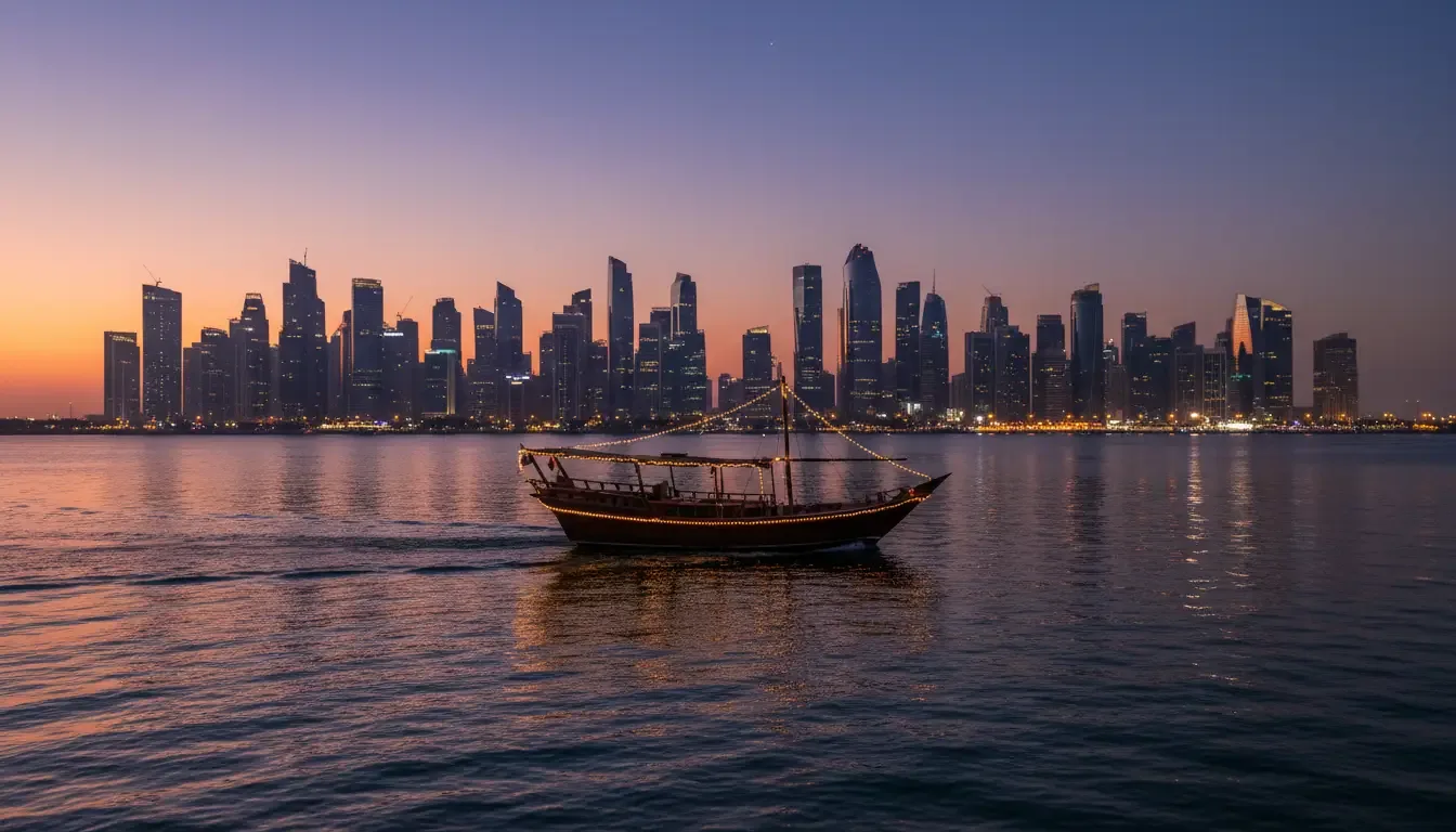 AI illustration: Abu Dhabi Corniche, UAE