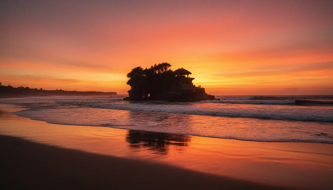 AI illustration: Tanah Lot, Bali, Indonesia