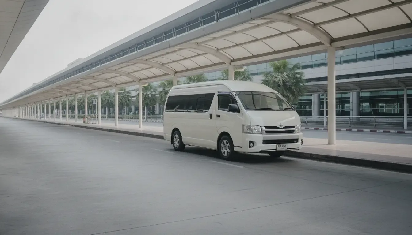 AI illustration: Don Mueang Airport to Pattaya, Thailand