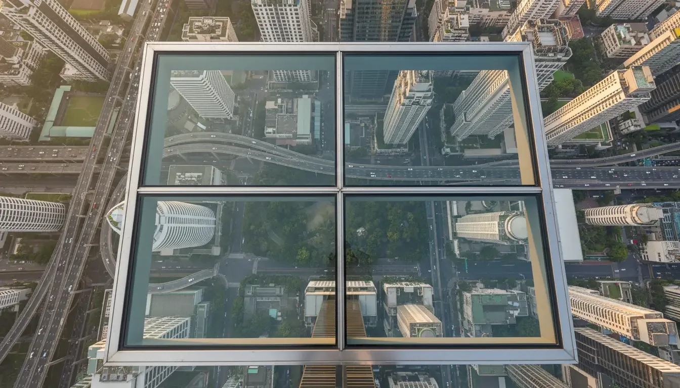 AI illustration: King Power Mahanakhon, Silom, Bangkok, Thailand