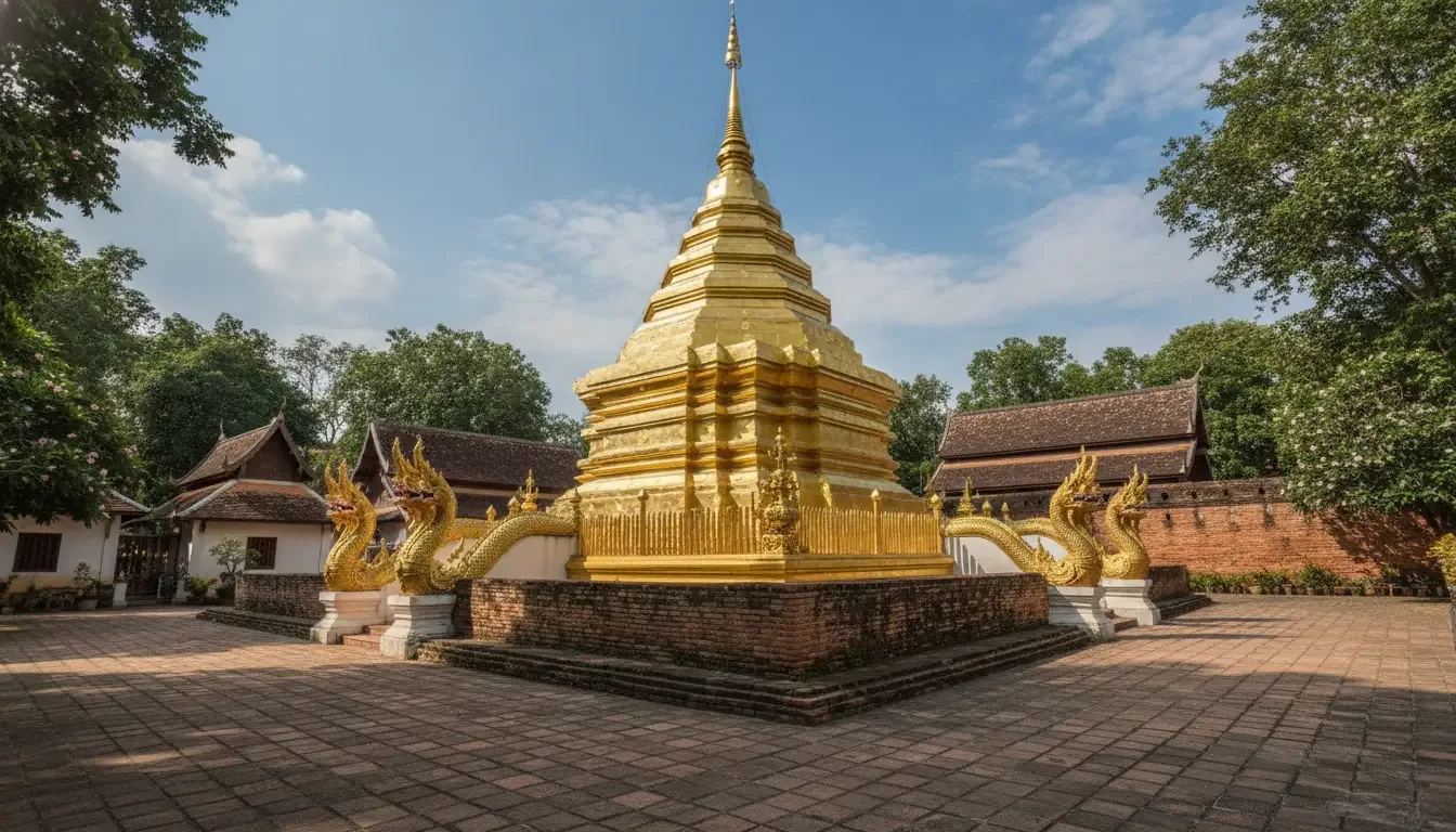 AI illustration: Chiang Mai Old City, Thailand