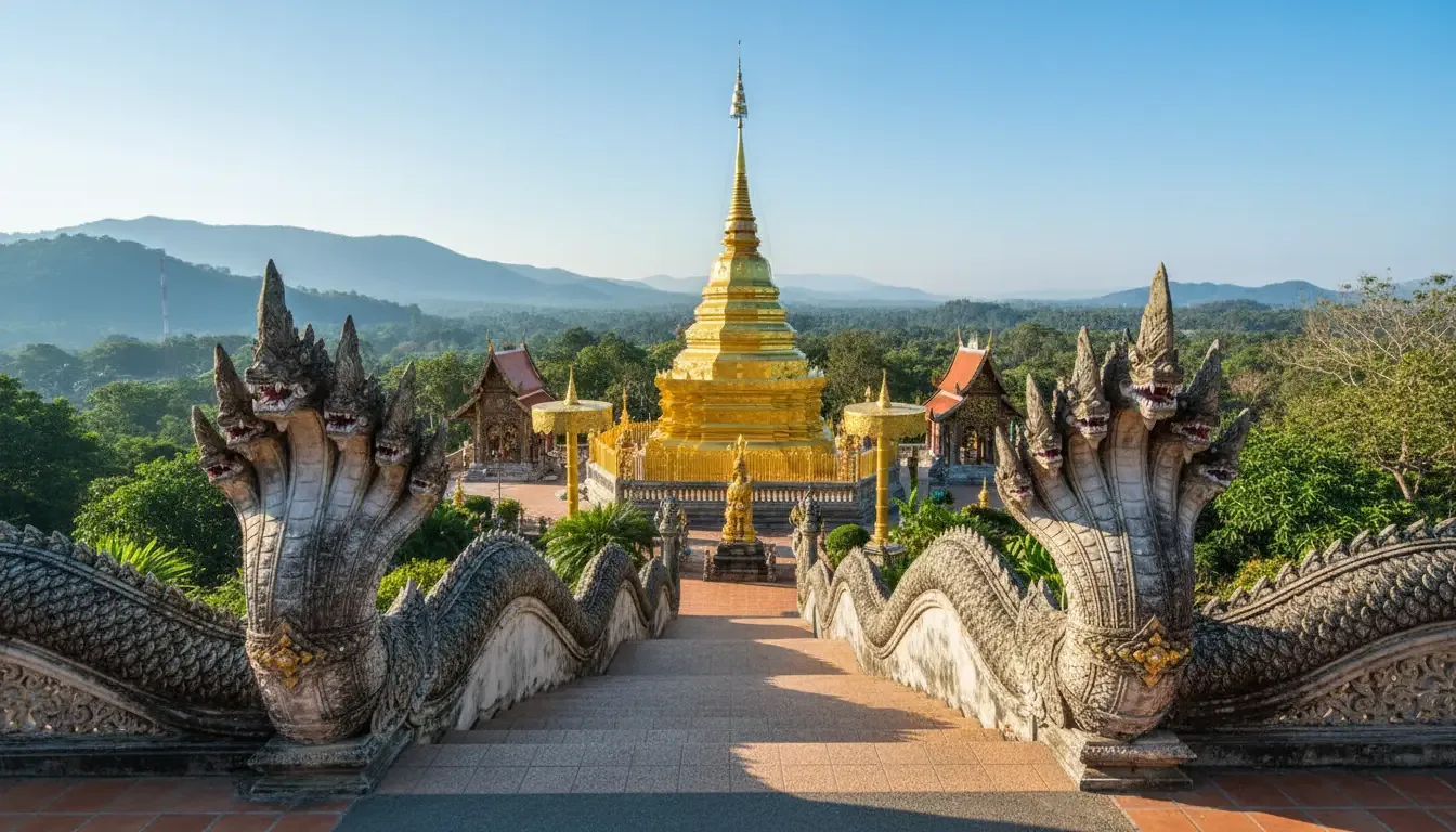 AI illustration: Doi Suthep, Chiang Mai, Thailand