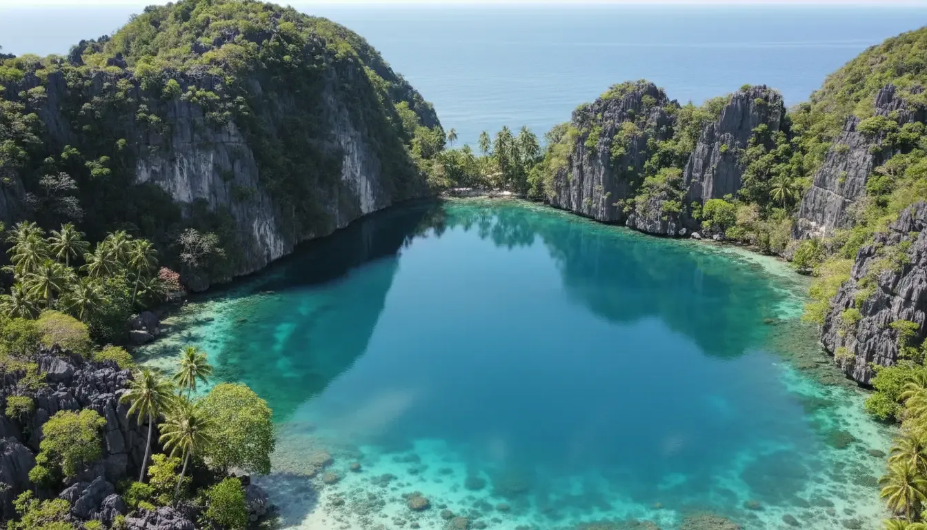 AI illustration: Coron Island, Palawan, Philippines