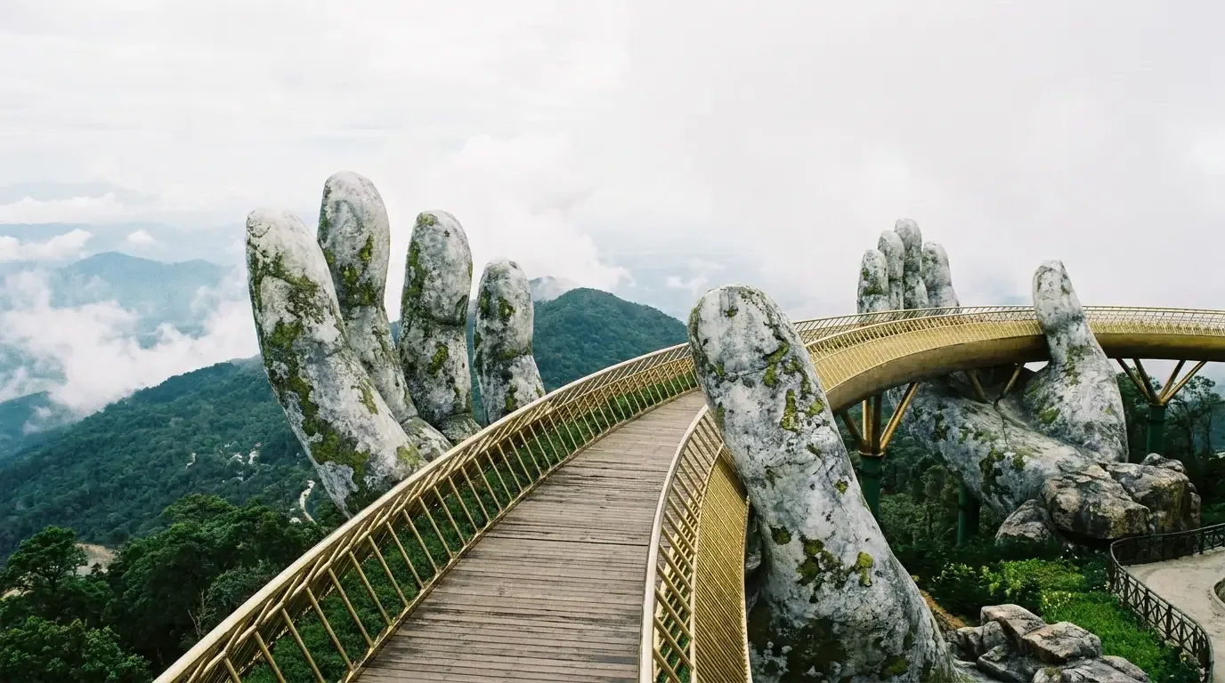AI illustration: Ba Na Hills, Danang, Vietnam