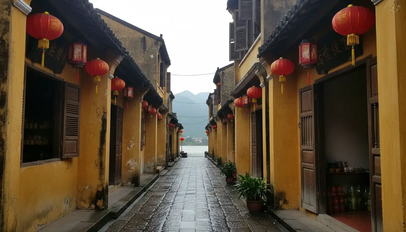 AI illustration: Hoi An Ancient Town & Cam Thanh, Hoi An, Vietnam