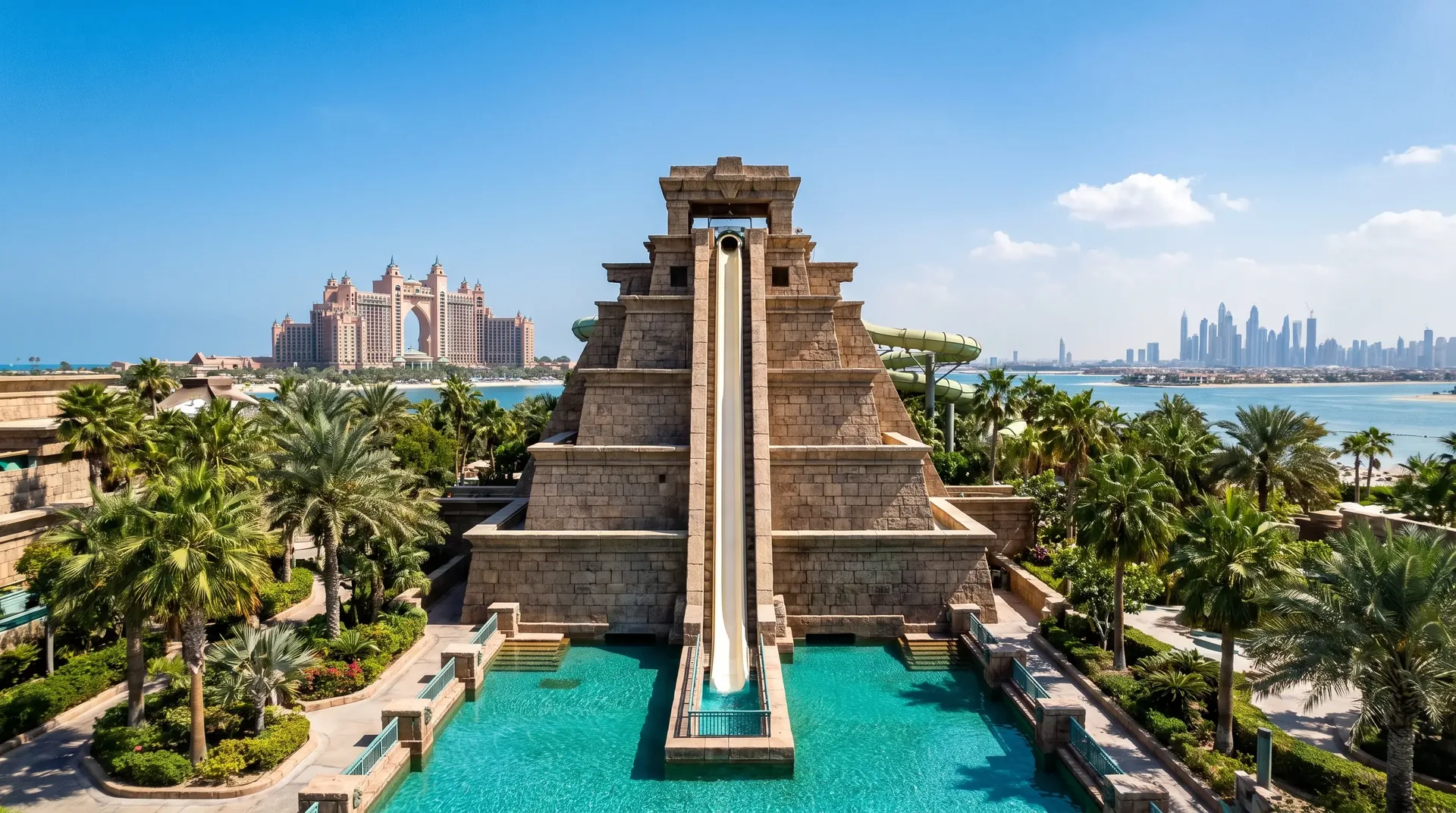 AI illustration: Atlantis, The Palm, Palm Jumeirah, Dubai, UAE