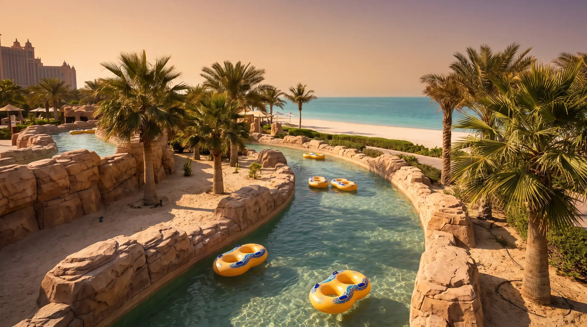 AI illustration: Atlantis, The Palm, Palm Jumeirah, Dubai, UAE