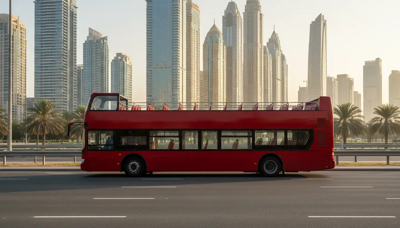 Dubai, UAE (from Dubai Mall, Zabeel bus parking)