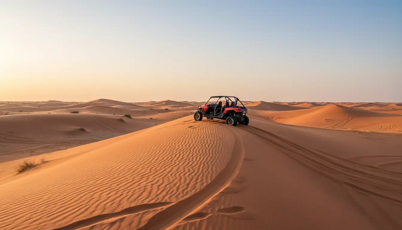 Dubai desert, UAE (meeting point on the operator's voucher)