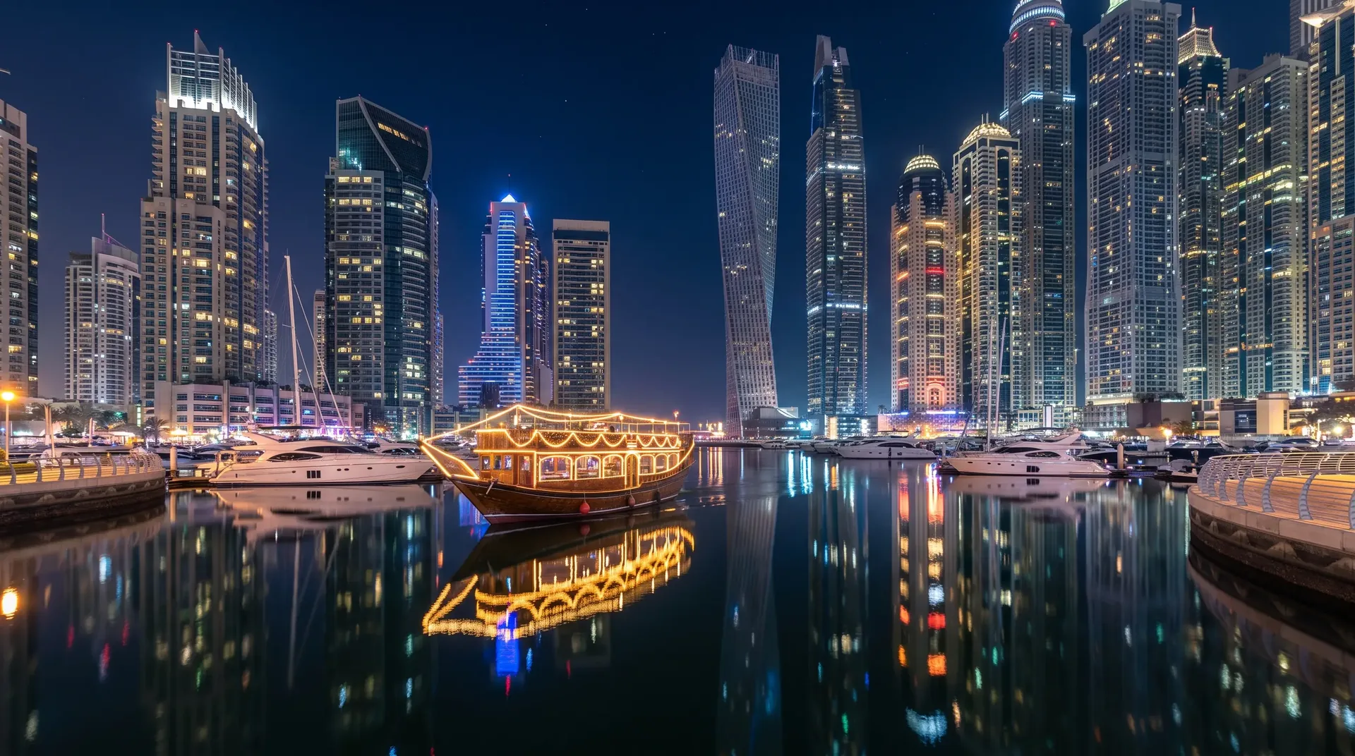 AI illustration: Dubai Marina, UAE