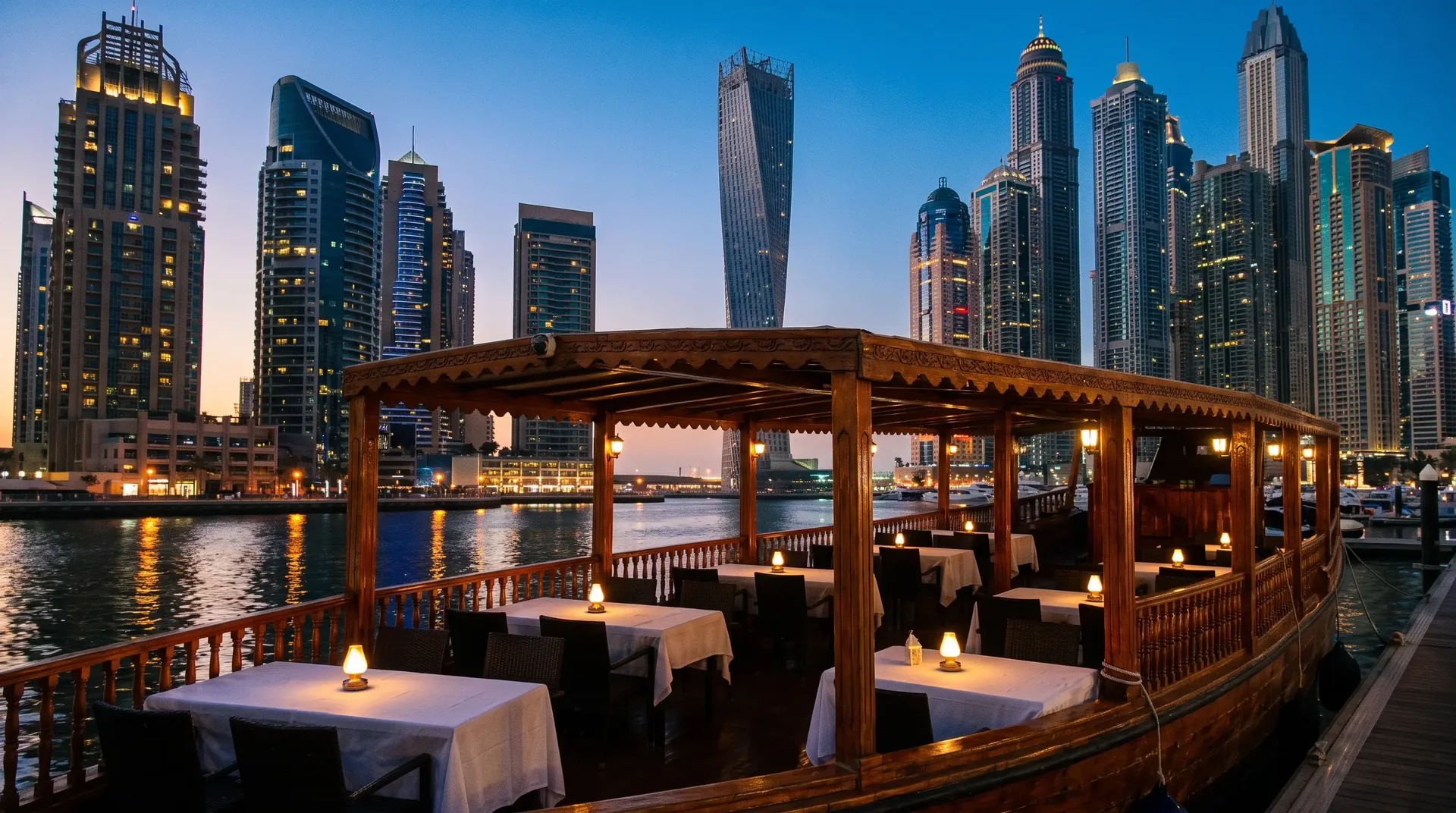 AI illustration: Dubai Marina, UAE