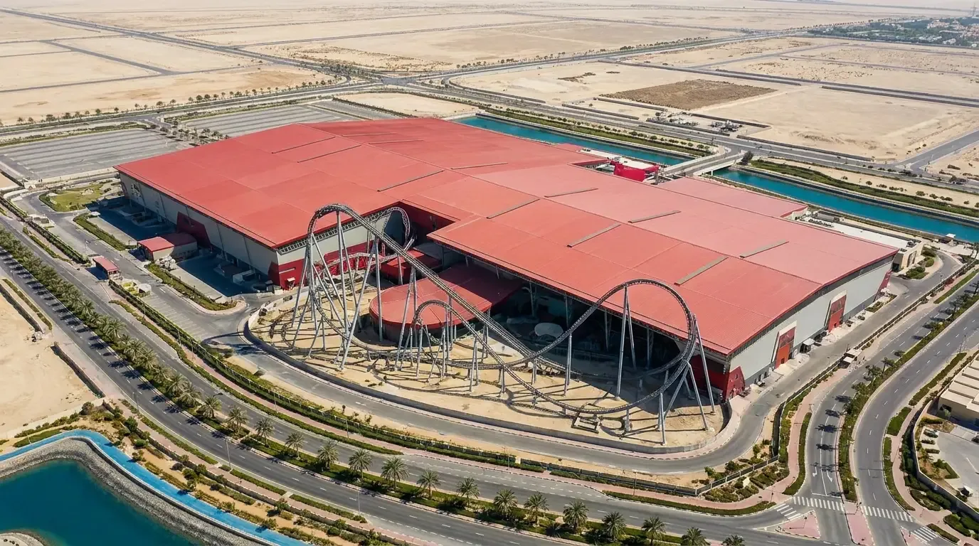 Ferrari World, Yas Island, Abu Dhabi (from Dubai), UAE