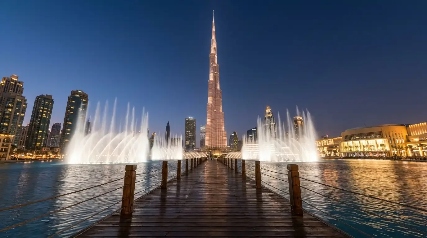AI illustration: Downtown Dubai, UAE