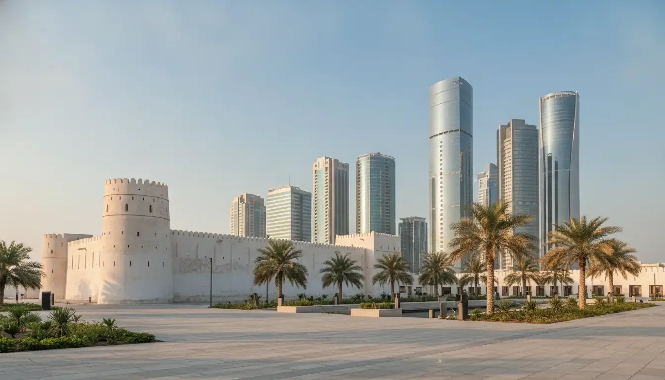 AI illustration: Qasr Al Hosn, Abu Dhabi, UAE