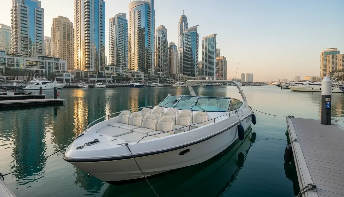 AI illustration: Dubai Marina, Dubai, UAE