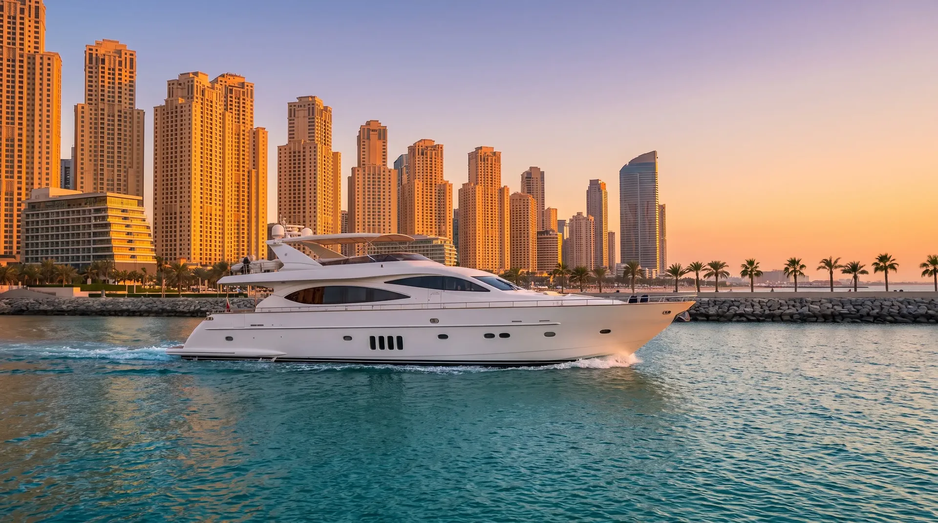 AI illustration: Dubai Marina, UAE