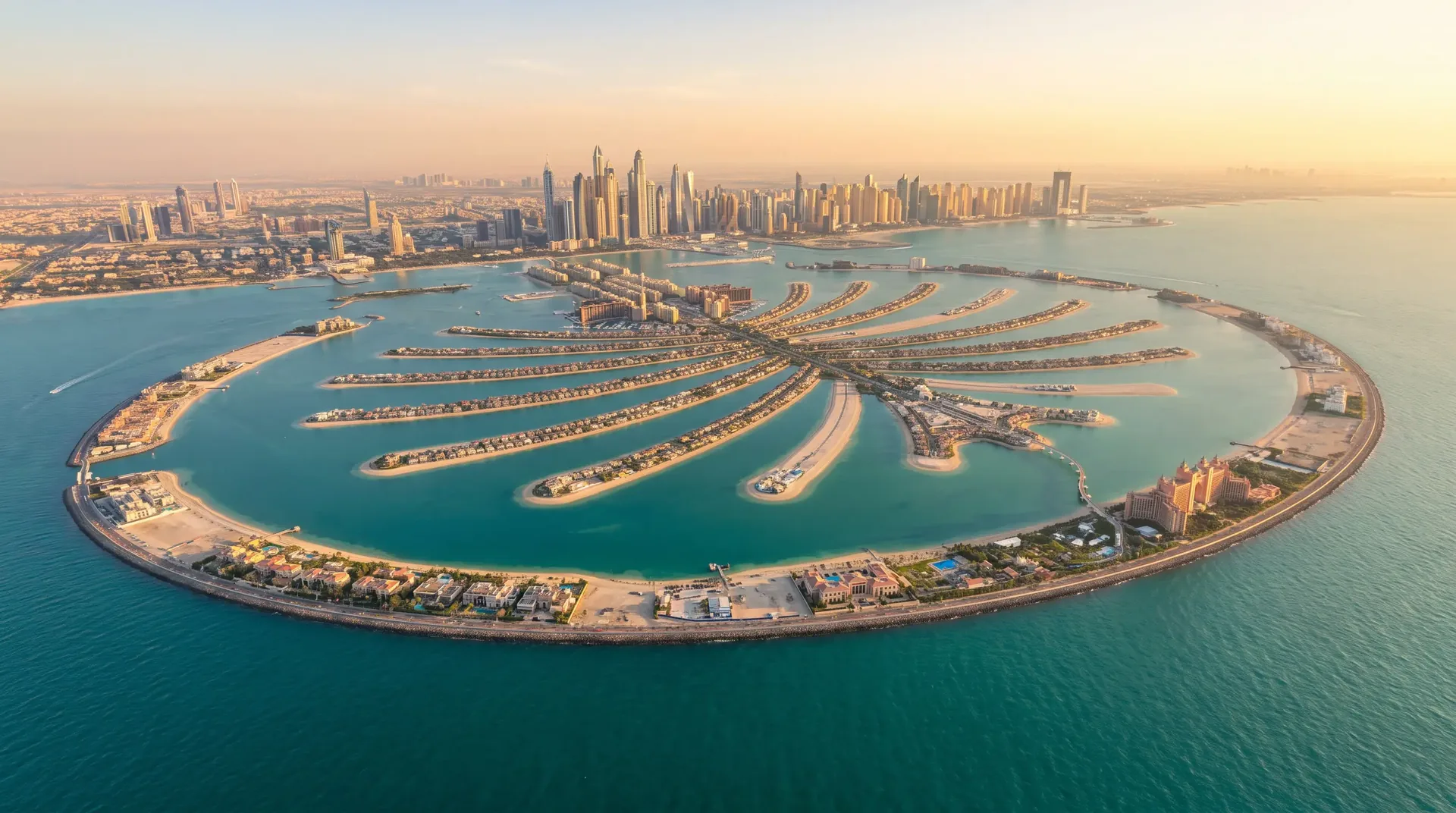 AI illustration: Palm Jumeirah, Dubai, UAE