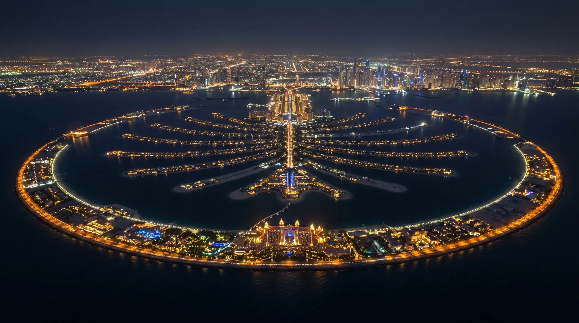 AI illustration: Palm Jumeirah, Dubai, UAE