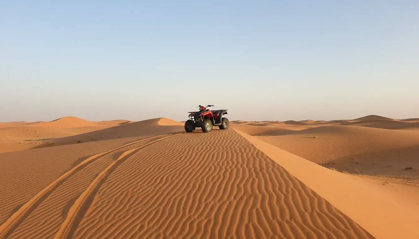 Dubai desert, UAE (meeting point on the operator's voucher)