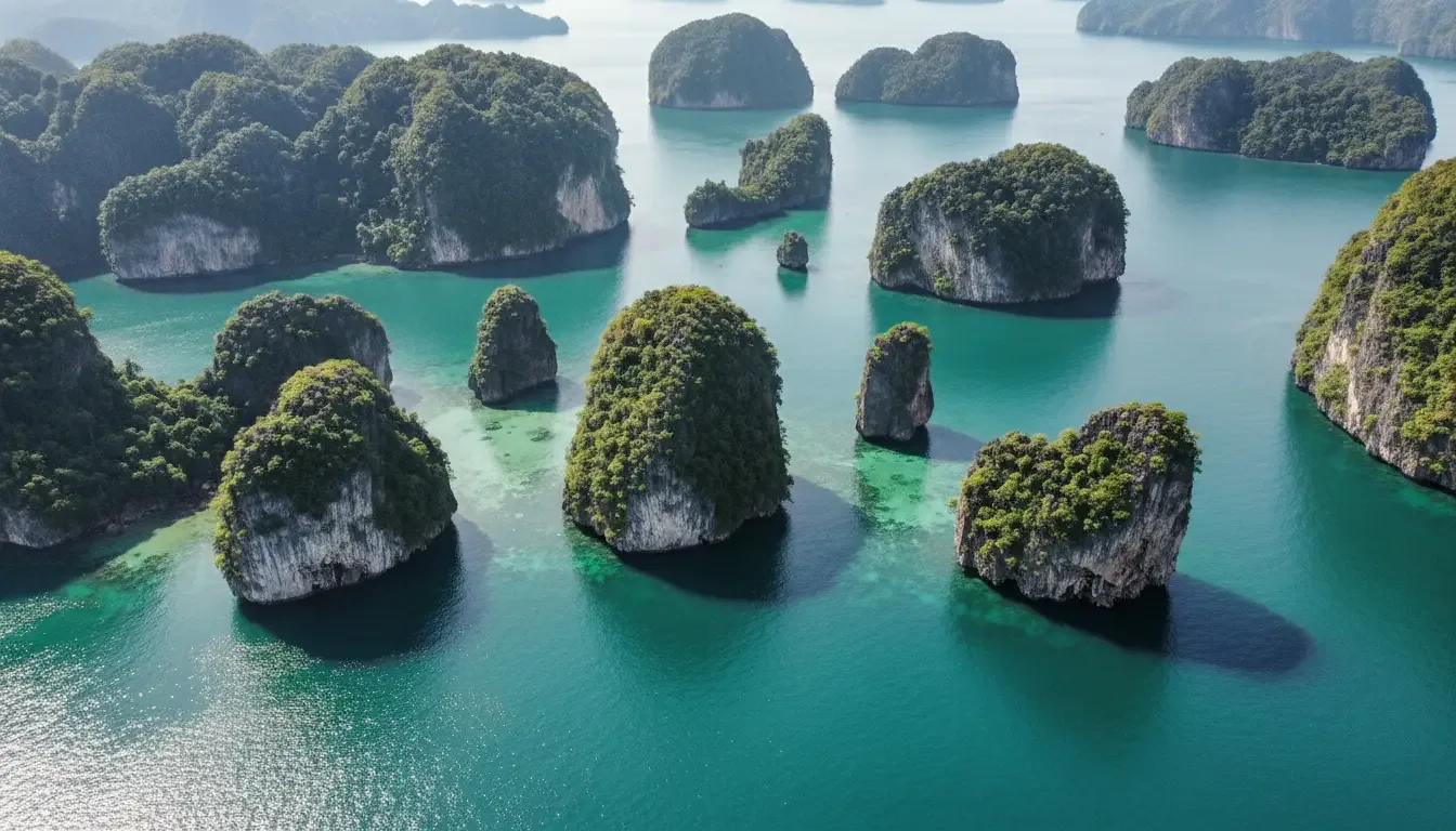 AI illustration: Mu Ko Ang Thong National Marine Park, Koh Samui, Thailand