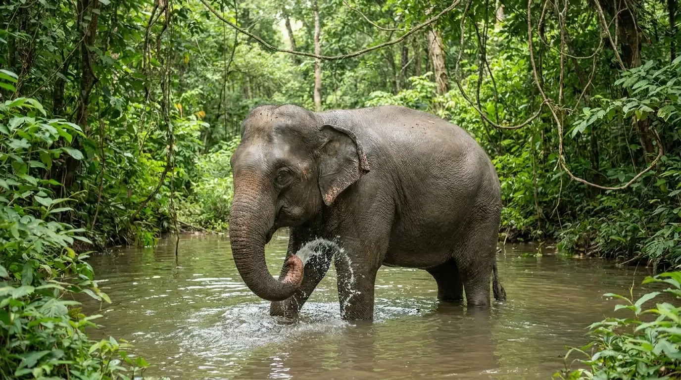 Elephant Jungle Sanctuary, Koh Samui, Thailand