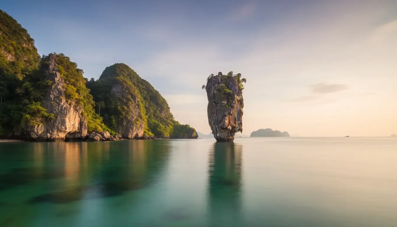 Phang Nga Bay, from Krabi, Thailand