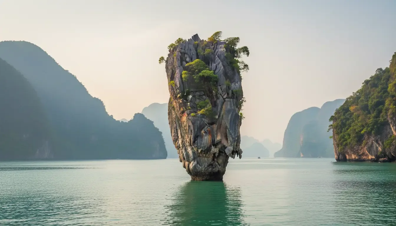 Phang Nga Bay, from Krabi, Thailand