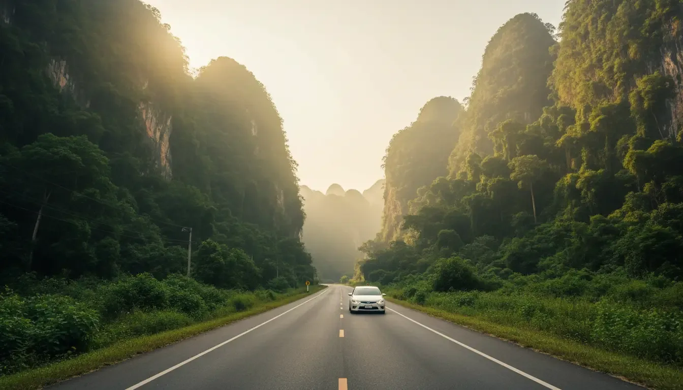 AI illustration: Krabi to Phuket, Thailand
