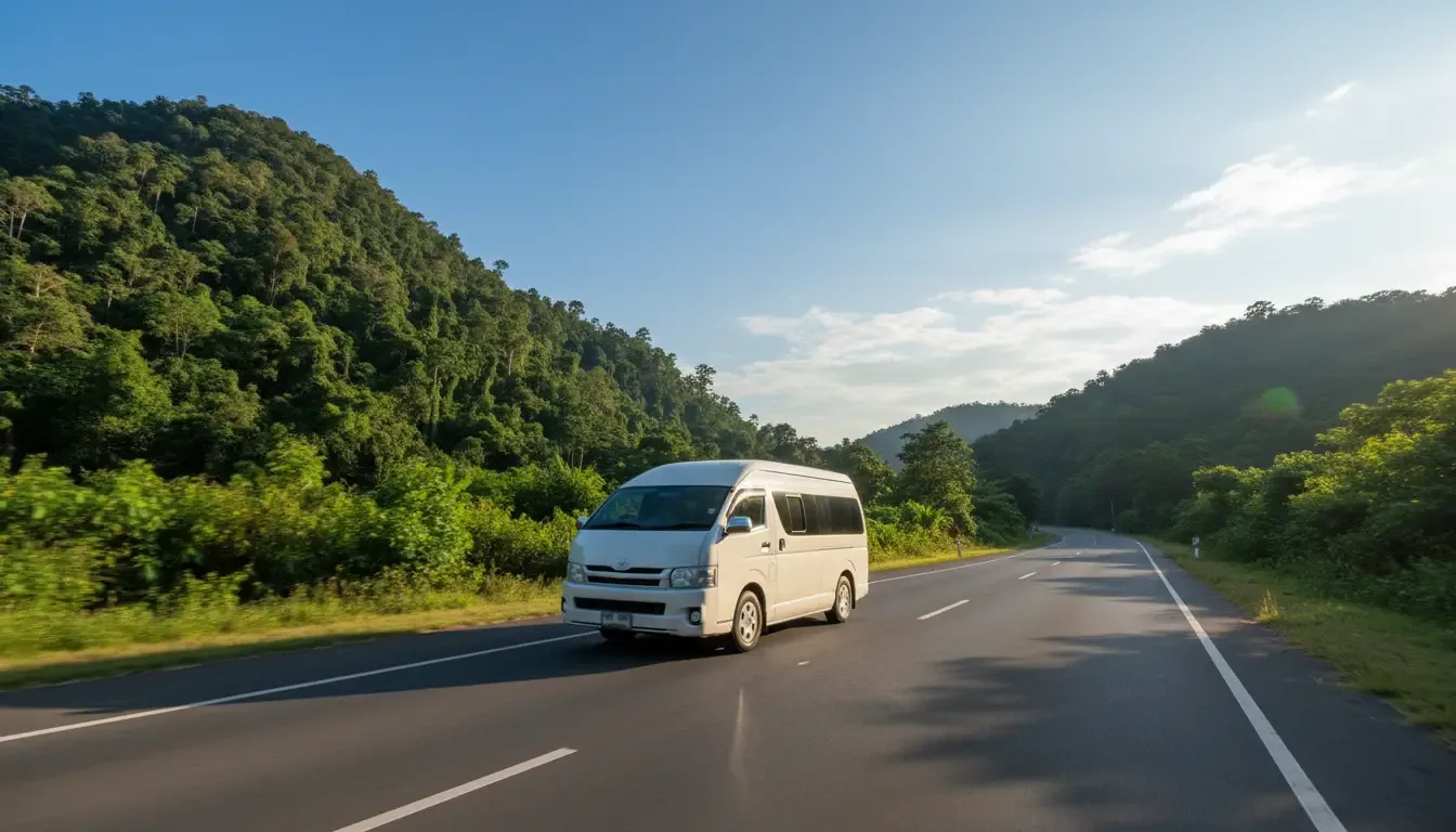 AI illustration: Krabi to Phuket Airport, Thailand