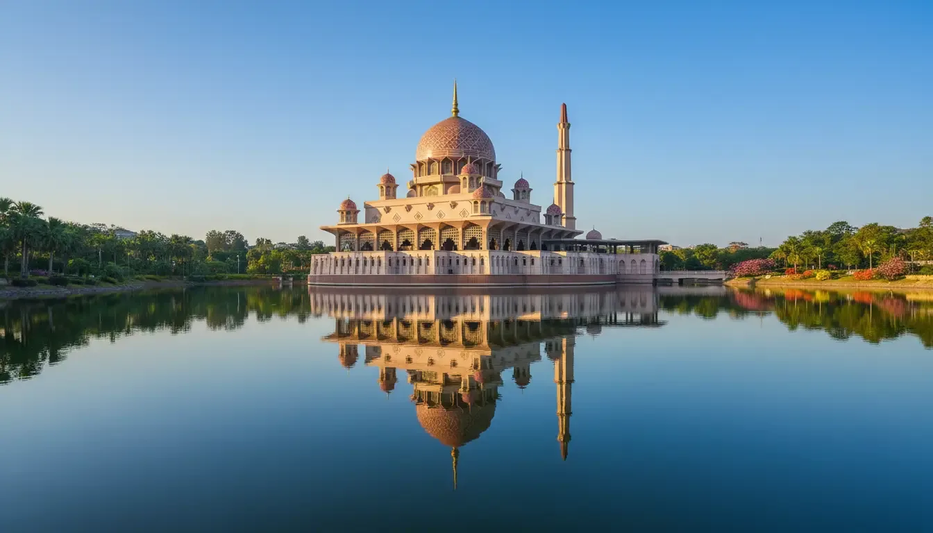 AI illustration: Putrajaya, Kuala Lumpur, Batu Caves and Kuala Selangor, Malaysia