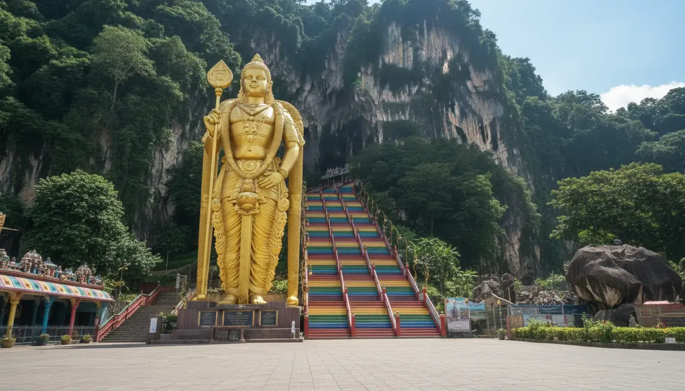 AI illustration: Batu Caves, Gombak, Selangor, Malaysia