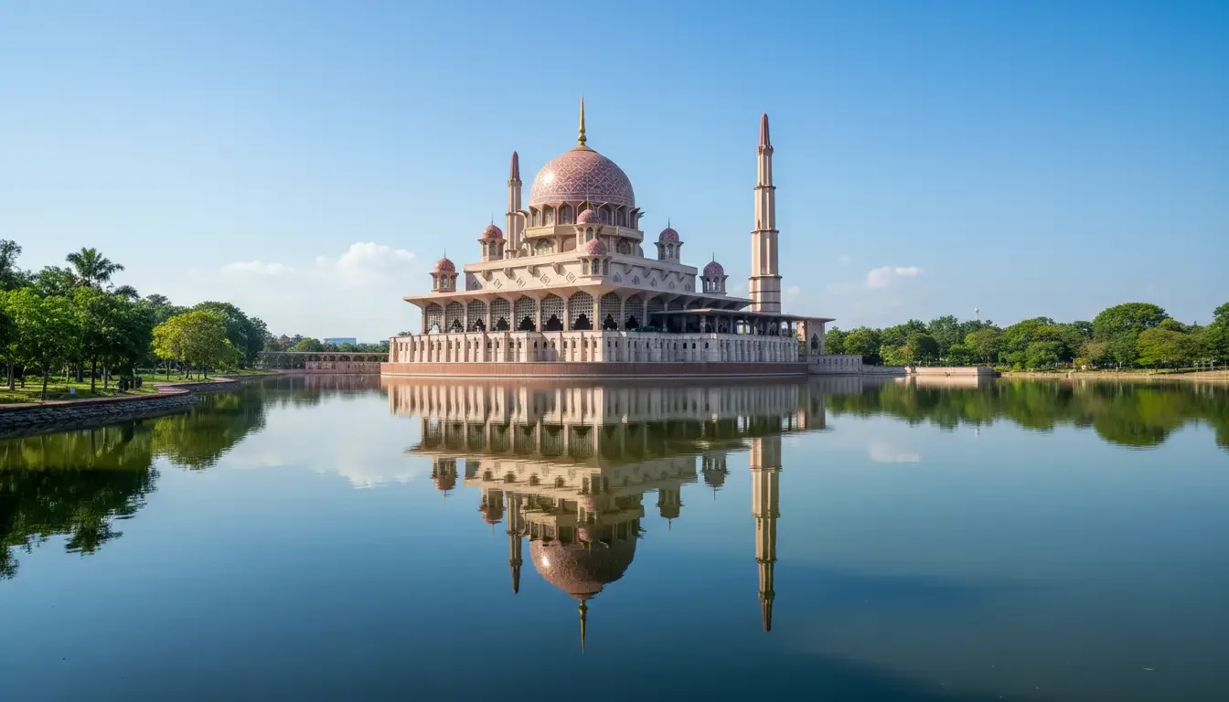 AI illustration: Kuala Lumpur and Putrajaya, Malaysia