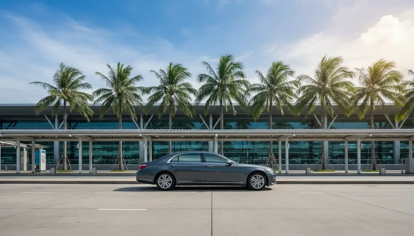 AI illustration: Phuket International Airport to your Phuket hotel, Thailand