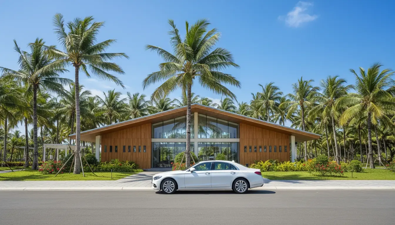 AI illustration: Phu Quoc International Airport (PQC) to your resort, Phu Quoc, Vietnam
