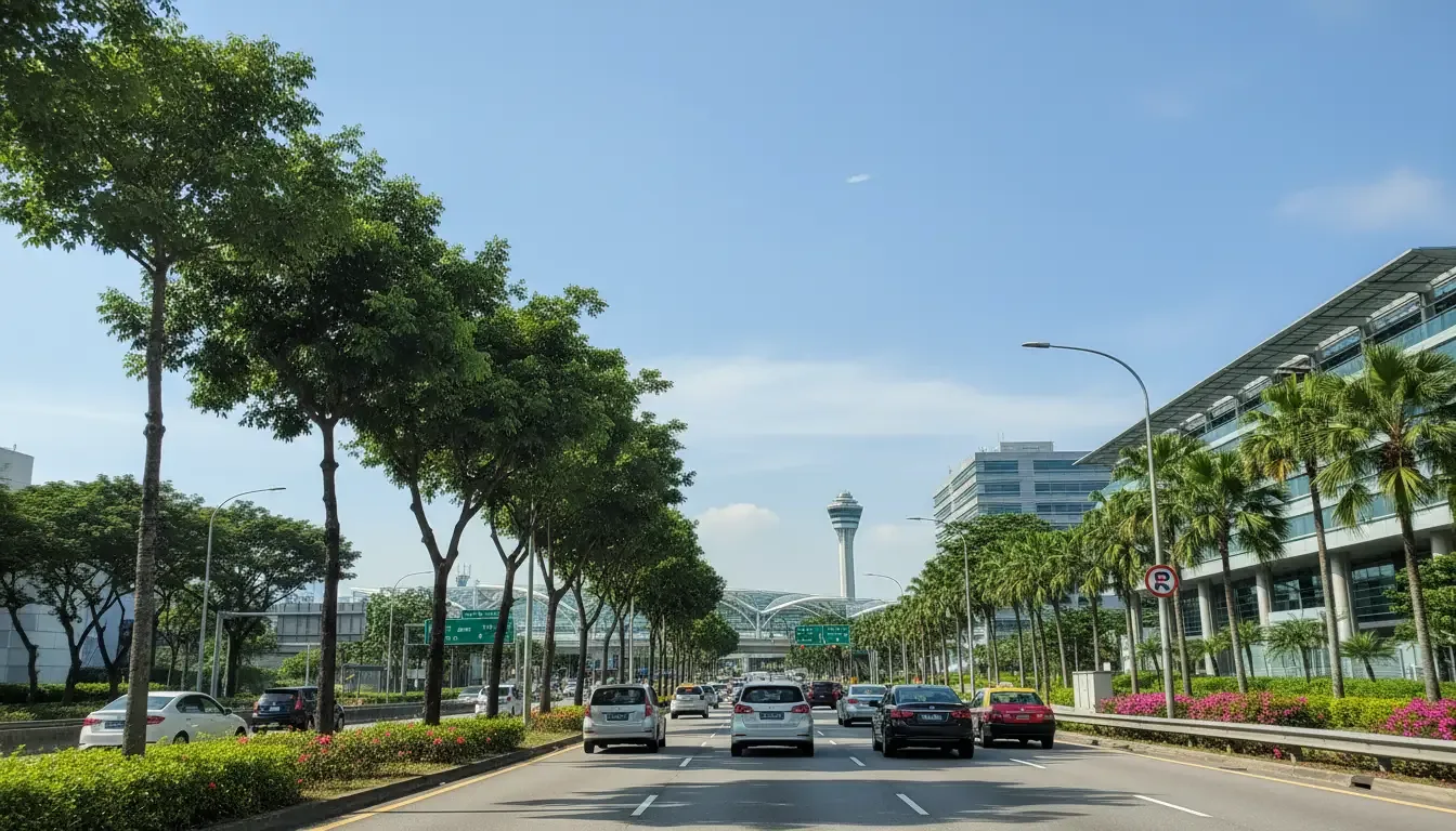 AI illustration: Singapore to Changi Airport