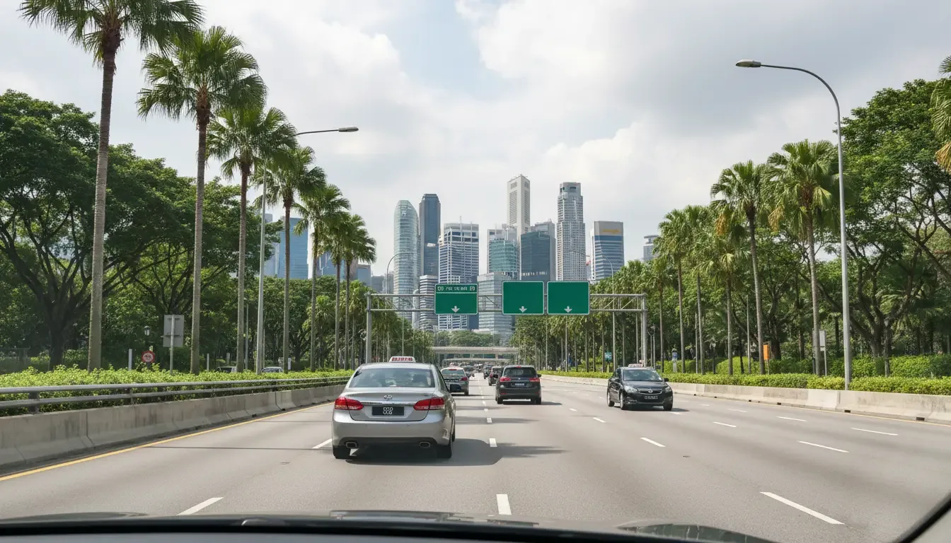 AI illustration: Changi Airport to Singapore