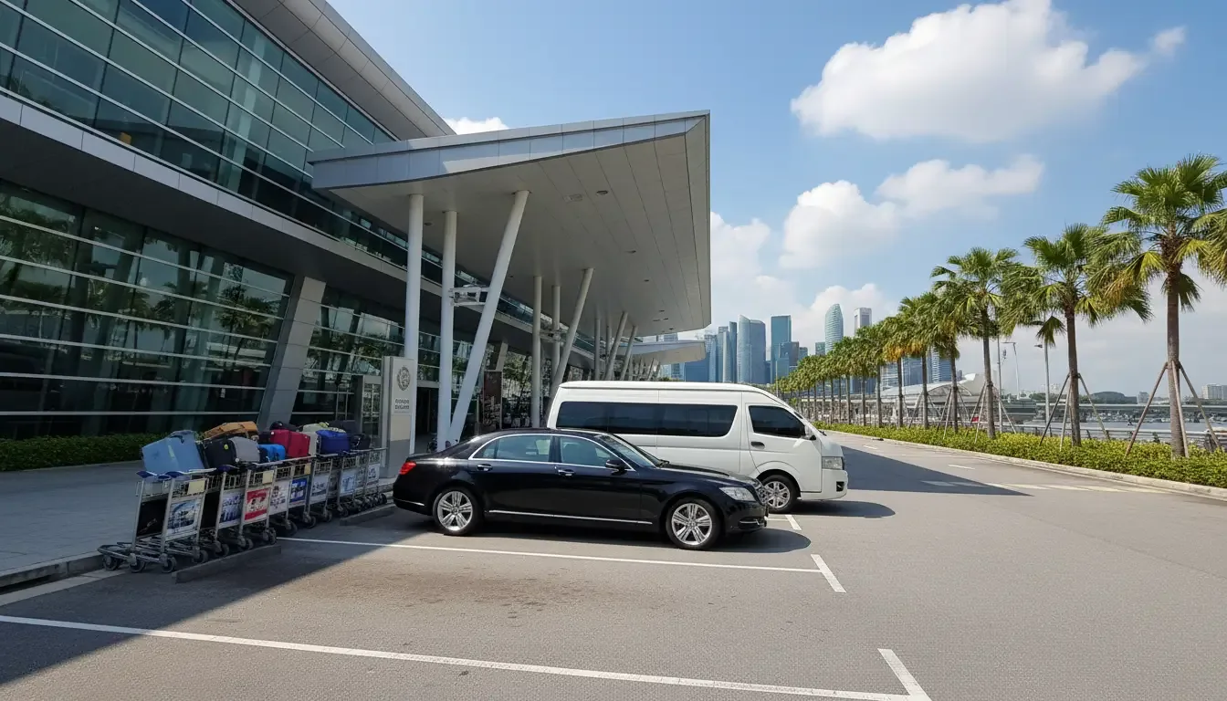 AI illustration: Singapore cruise terminal to your hotel, Singapore