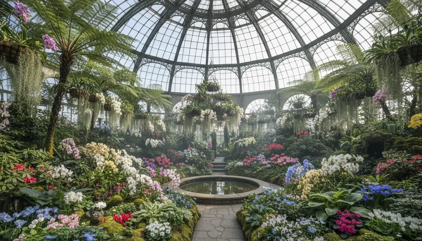 AI illustration: Gardens by the Bay, Marina Bay, Singapore