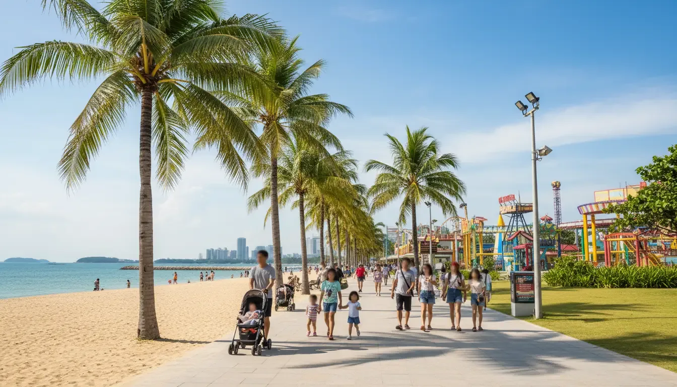 AI illustration: Sentosa Island, Singapore